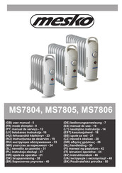 Mesko MS7804 User Manual
