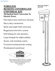 Rieco-Titan Products OSI-433N Installation Manual