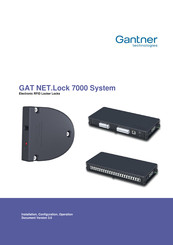 Gantner GAT NET.Lock 7000 Installation, Configuration & Operation