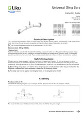 Hill-Rom Liko Universal SlingBar 350 Instruction Manual