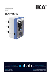 Imlab IKA VC 10 Manual