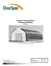 ClearSpan Storage Master Solarguard Series Assembly Manual