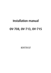 Barco OV-713 Installation Manual