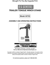 U.S. General 02755 Assembly And Operating Instructions Manual
