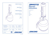 JENCONS ZIPPETTE Series Operator Instructions Manual