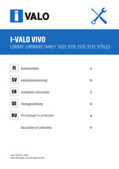 I-VALO VIVO Series Installation Instructions Manual