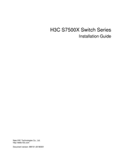 H3C S7500X Series Installation Manual