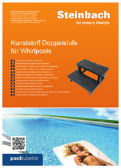 Steinbach Plastic double step for whirlpools Instruction Manual