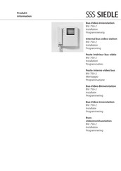 SSS Siedle BVI 750-2 Installation And Programming