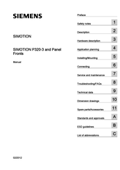 Siemens SIMOTION P320-3 Manual