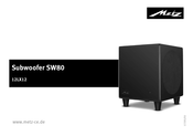 Metz SW80 Manual
