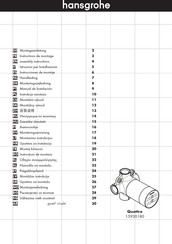 Hans Grohe Quattro 15930180 Assembly Instructions Manual