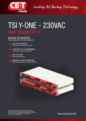CE+T Power TSI Y-ONE Series User Manual