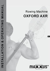 Maxxus OXFORD AXR Installation & Operating Manual