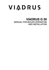 Viadrus G 50 Series Manual For Operation And Installation