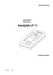 SCHOTT Instruments handylab LF 11 Operating Manual