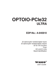 wasco OPTOIO-PCIe32 ULTRA User Manual