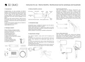 3dsimo MultiPro Instructions For Use