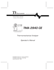 TA Instruments TMA 2940 CE Operator's Manual