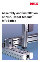 NSK Robot Module MR Series Assembly And Installation Manual