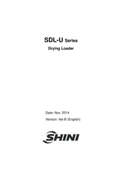 Shini SDL-U Series Instruction