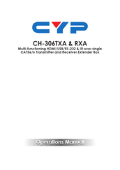 CYP CH-306TXA & RXA Operation Manual