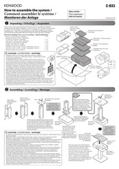 Kenwood C-BX3 Assembly Manual
