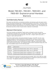 Hubbell GAI-Tronics 7805-001 Manual