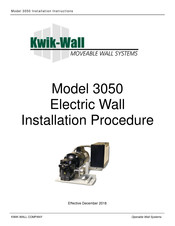 Kwik-Wall 3050 Installation Procedure