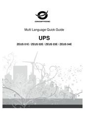 Conceptronic ZEUS 04E Quick Manual