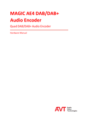 AVT MAGIC AE4 Hardware Manual