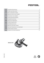 Festool DSG-AG 125 Original Operating Manual