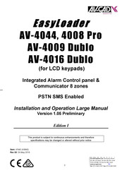 AV-GAD EasyLoader AV-4008 Pro Installation And Operation Large Manual