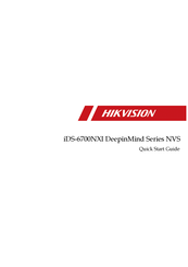 HIKVISION DeepinMind iDS-6700NXI-I/16S Quick Start Manual
