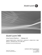 Alcatel-Lucent 5400 Maintenance Manual