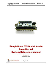 BeagleBoard BeagleBone DVI-D System Reference Manual