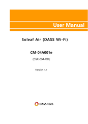 DASS Tech Soleaf Air DSR-004-OD User Manual