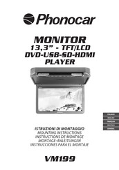 Phonocar VM199 Mounting Instructions