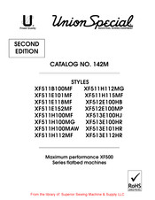 UnionSpecial XF511E101MF Manual