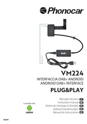 Phonocar VM224 Instruction Manual