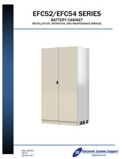 Electronic Systems Support EFC54 SERIES Installation, Operation And Maintenance Manual