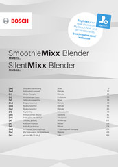 Bosch SmoothieMixx MMB21 Series Instruction Manual