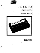 HP 82718A Service Manual