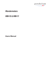 Pendulum WM-11 User Manual