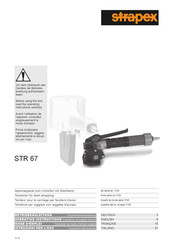 strapex STR 67 Operating Instructions Manual