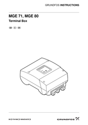 GRUNDFOS MGE 80 Instructions Manual