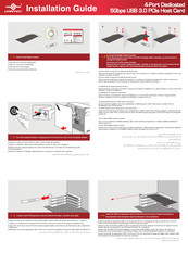 Vantec UGT-PCE430-2C Installation Manual