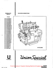 UnionSpecial SP172S900HAE Adjusting Instructions