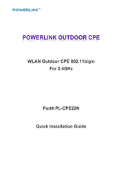 Powerlink CPE Quick Installation Manual