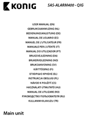 König SAS-ALARM400 - QIG User Manual